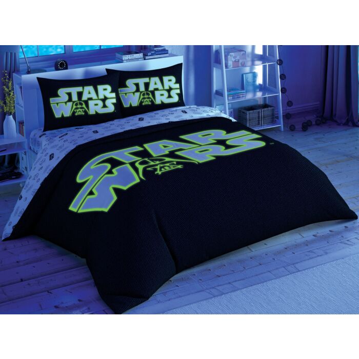 Taç Disney Home - Star Wars Glow ranforce çift kişilik nevresim takımı (lisansli)