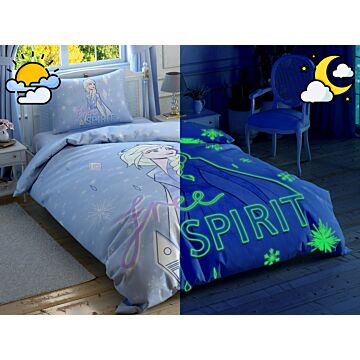 Taç Disney Home - Frozen 2 Free Spirit Glow BRF tek kişilik çocuk nevresim takımı (lisansli)